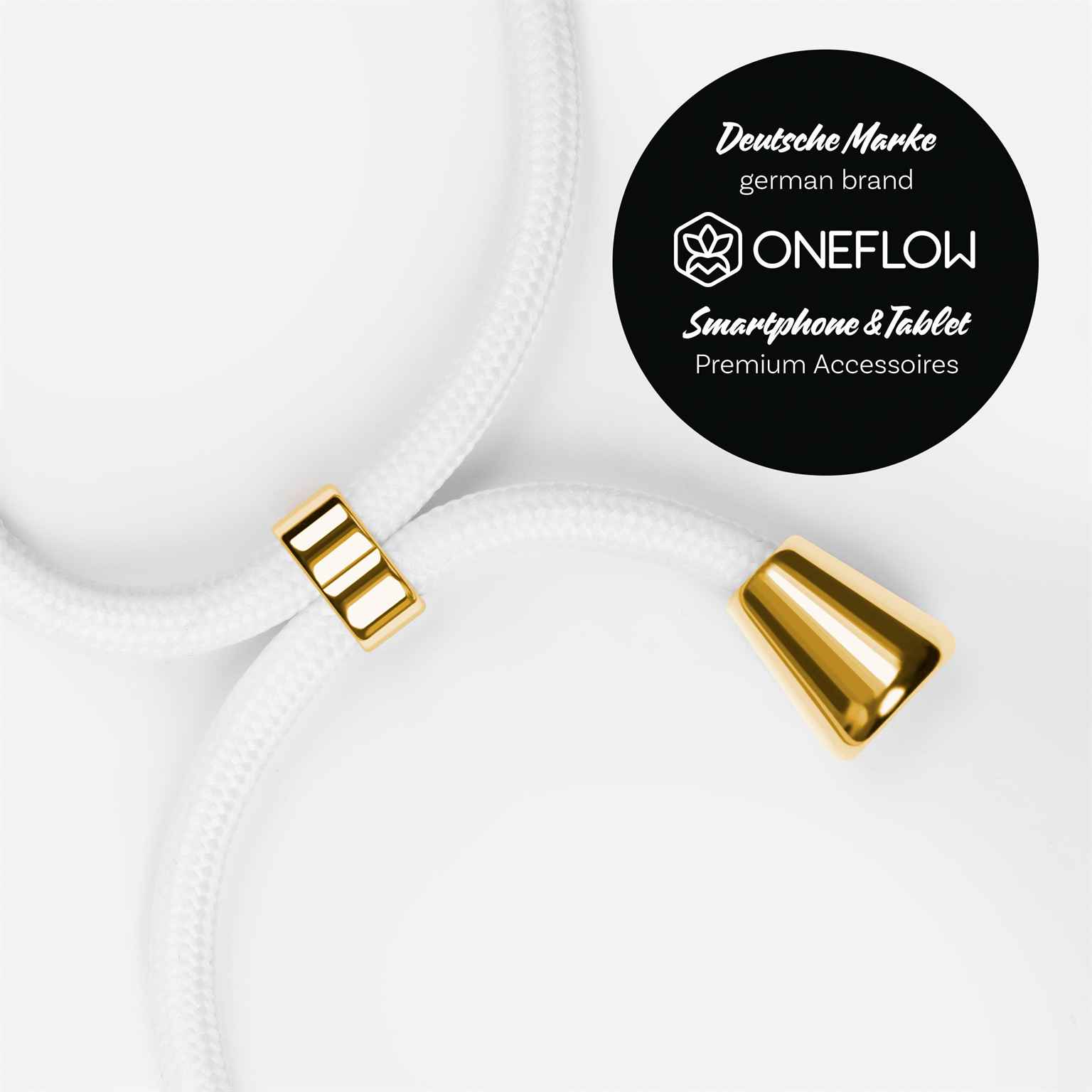 ONEFLOW Twist Case iPhone X Handykette – Stoff Kordel – Weiteres Produktbild 2