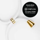 ONEFLOW Twist Case iPhone X Handykette – Stoff Kordel – Produktbild 3