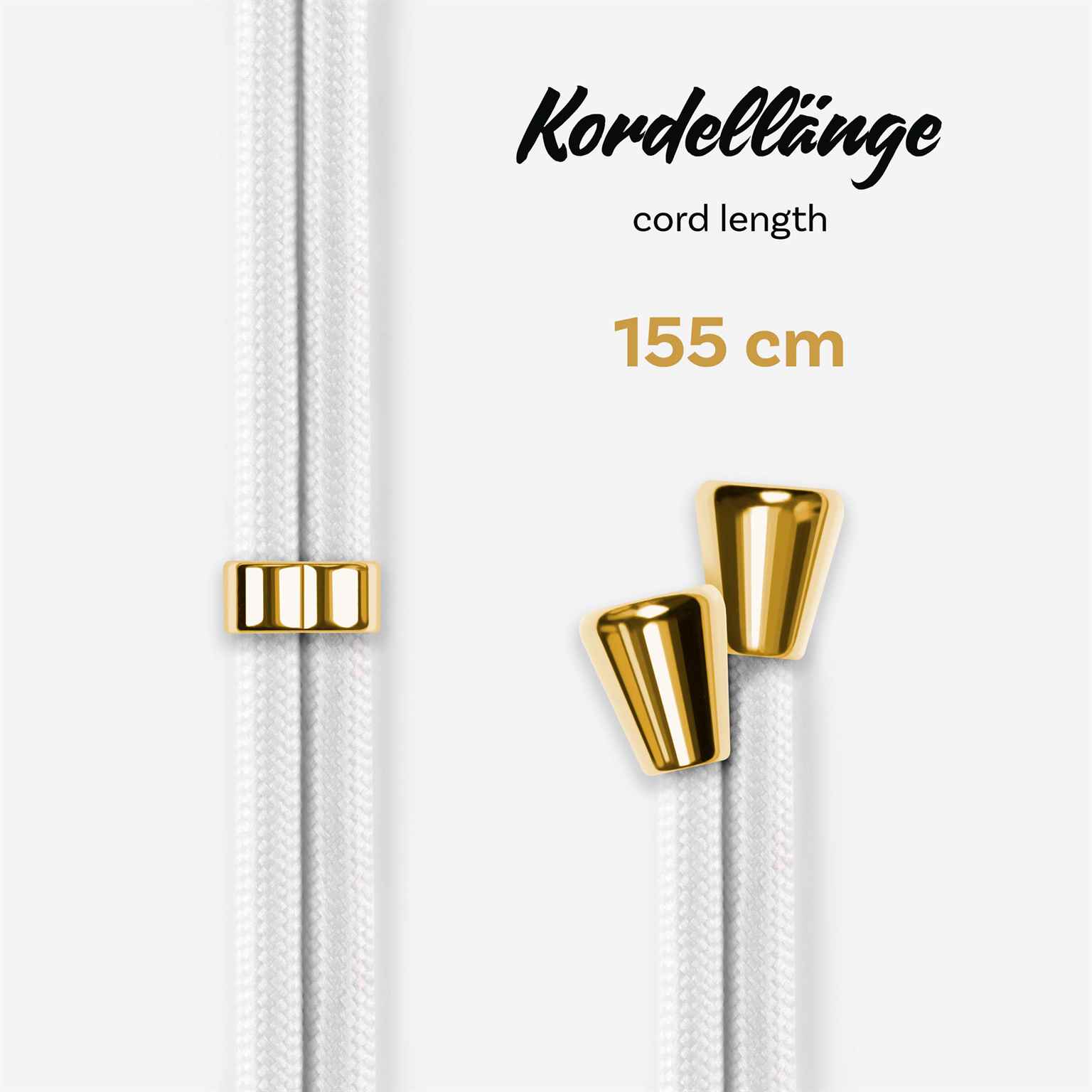 ONEFLOW Twist Case iPhone X Handykette – Stoff Kordel – Weiteres Produktbild 5