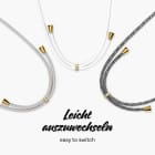 ONEFLOW Twist Case iPhone X Handykette – Stoff Kordel – Produktbild 9