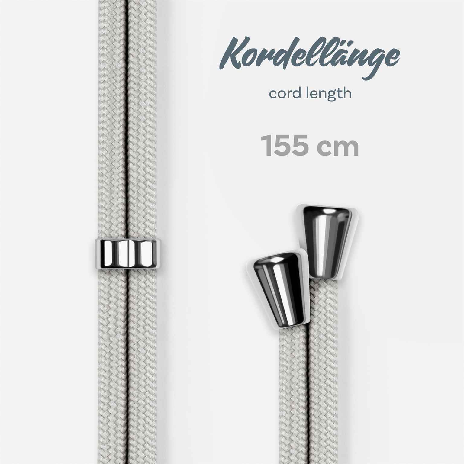 ONEFLOW Twist Case iPhone XS Max Handykette – Stoff Kordel – Weiteres Produktbild 5
