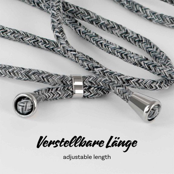 ONEFLOW Twist Case iPhone XS Handykette – Stoff Kordel – Weiteres Produktbild 5