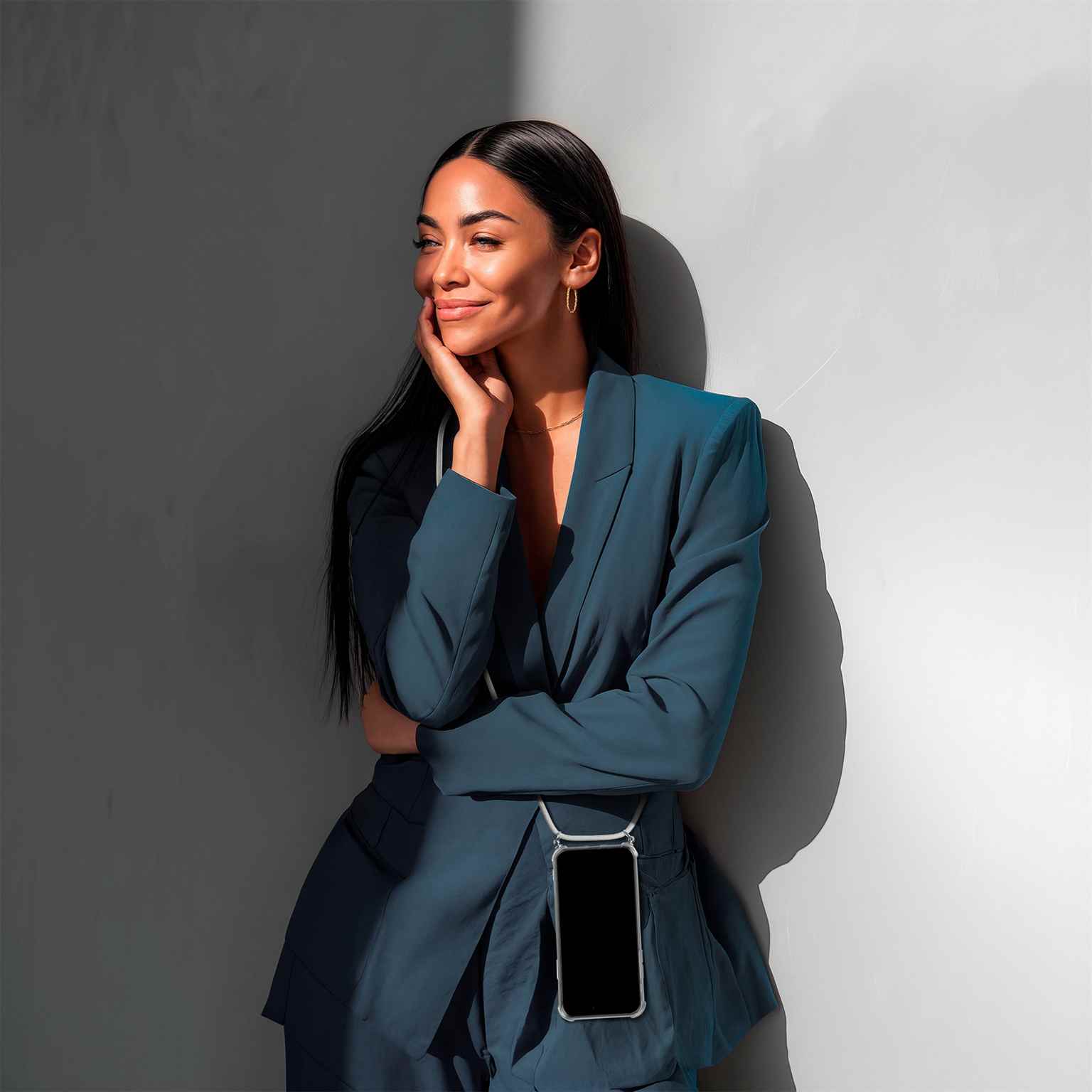 ONEFLOW Twist Case Huawei Mate 20 Lite Handykette – Stoff Kordel – Weiteres Produktbild 7