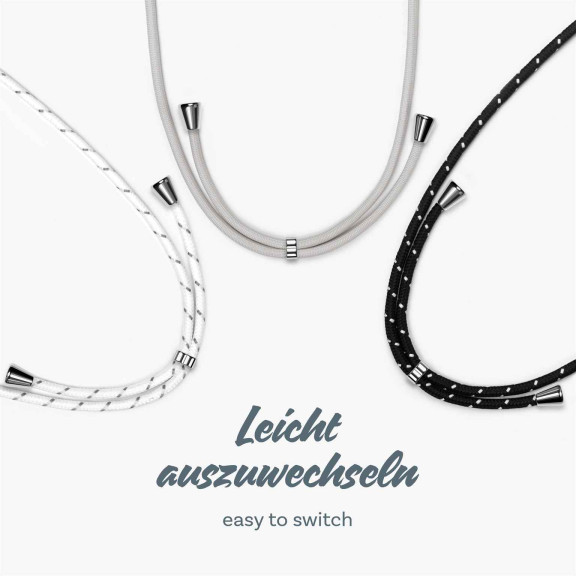 ONEFLOW Twist Case Huawei P10 Lite Handykette – Stoff Kordel – Weiteres Produktbild 9