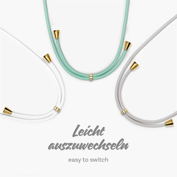 ONEFLOW Twist Case Huawei P20 Lite Handykette – Stoff Kordel – Weiteres Produktbild 9