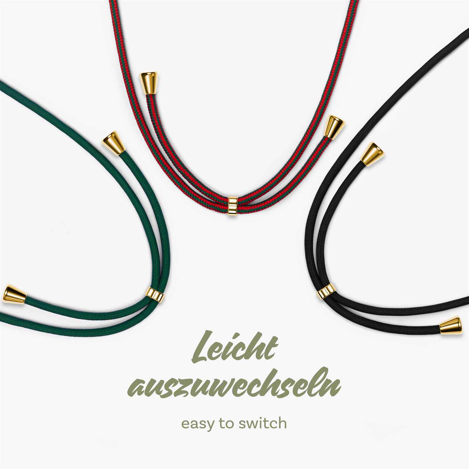 ONEFLOW Twist Case Huawei P20 Handykette – Stoff Kordel – Weiteres Produktbild 9