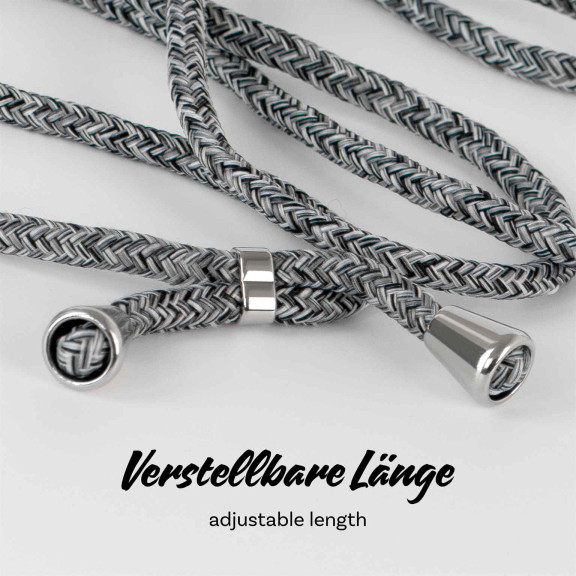 ONEFLOW Twist Case Huawei P30 Pro New Edition Handykette – Stoff Kordel – Weiteres Produktbild 5