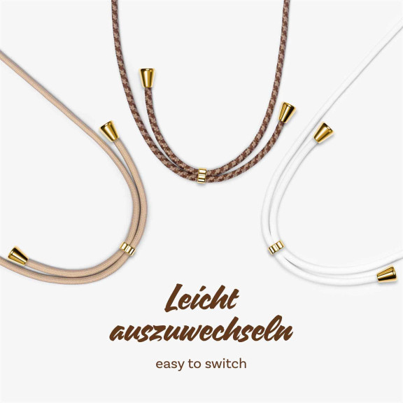 ONEFLOW Twist Case Huawei P40 Lite Handykette – Stoff Kordel – Weiteres Produktbild 9