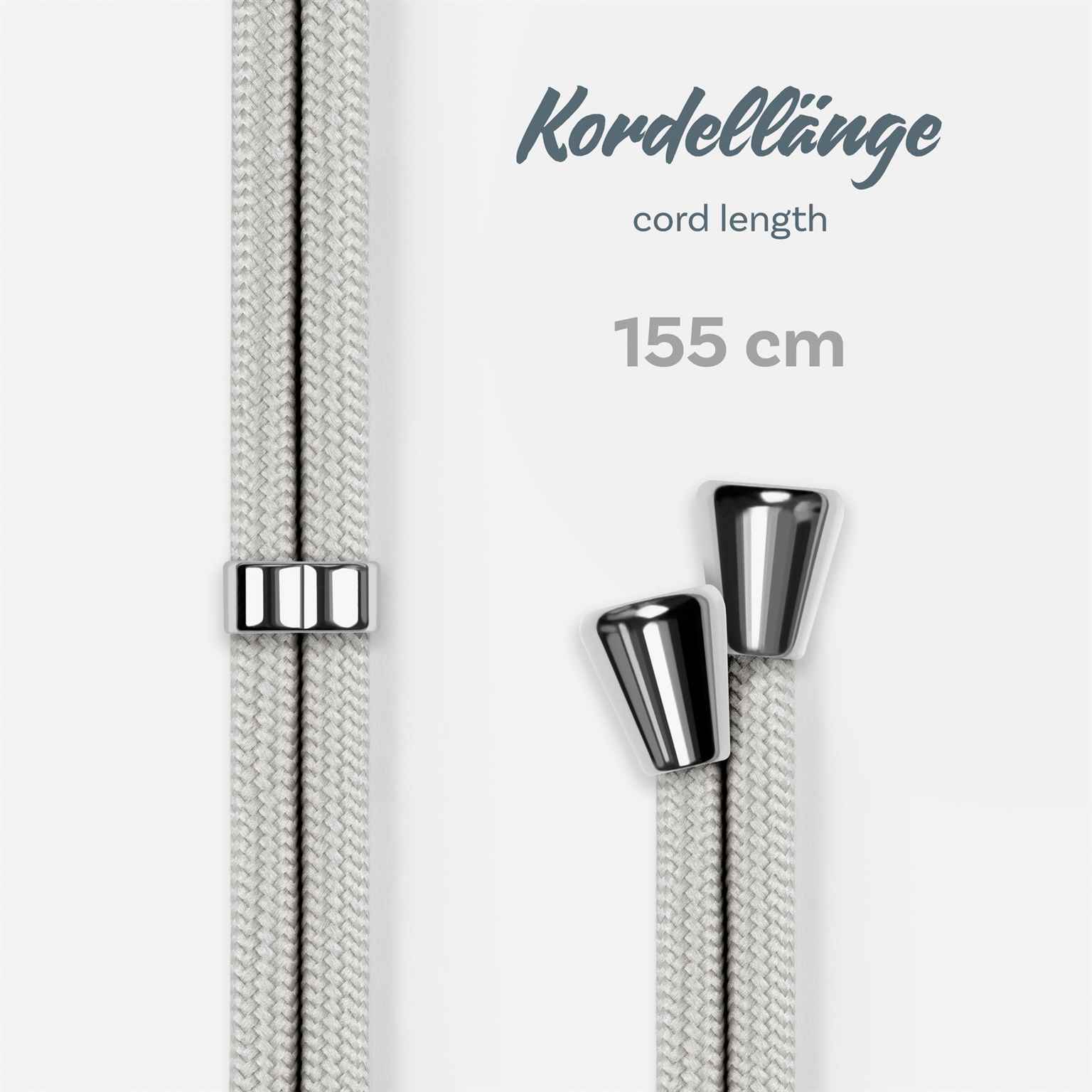 ONEFLOW Twist Case Huawei P40 Lite Handykette – Stoff Kordel – Weiteres Produktbild 6