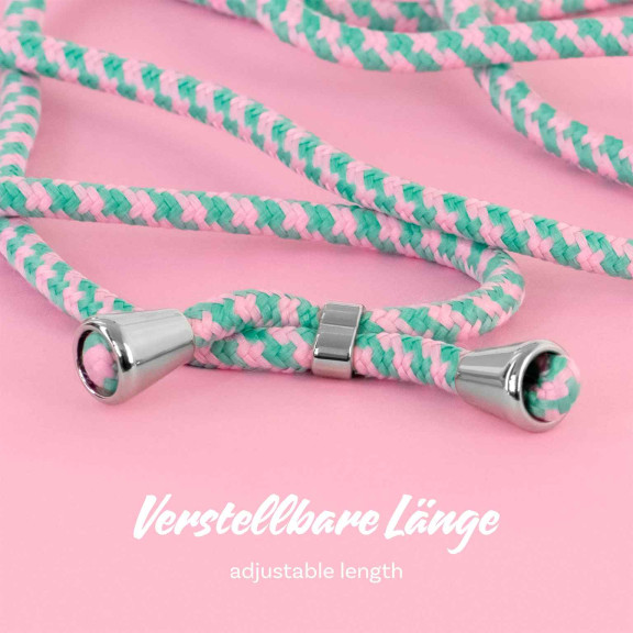 ONEFLOW Twist Case Huawei P40 Lite Handykette – Stoff Kordel – Weiteres Produktbild 5
