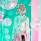 ONEFLOW Twist Case Huawei P40 Lite Handykette – Stoff Kordel – Produktbild 7