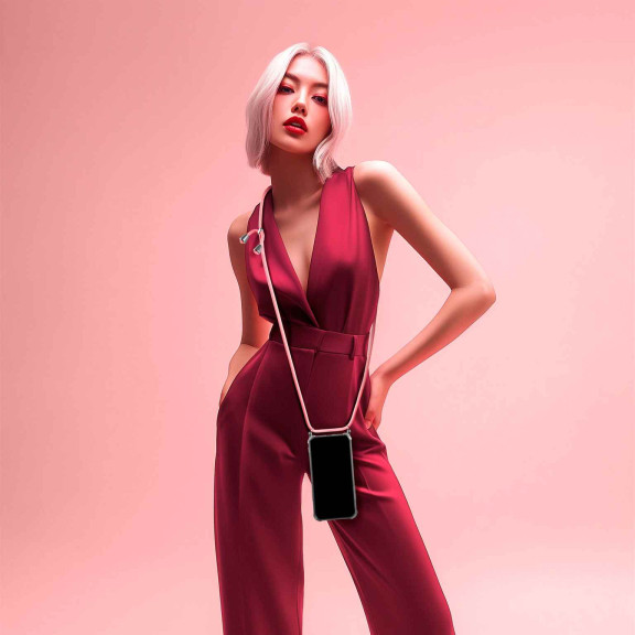 ONEFLOW Twist Case Huawei P40 Handykette – Stoff Kordel – Weiteres Produktbild 4