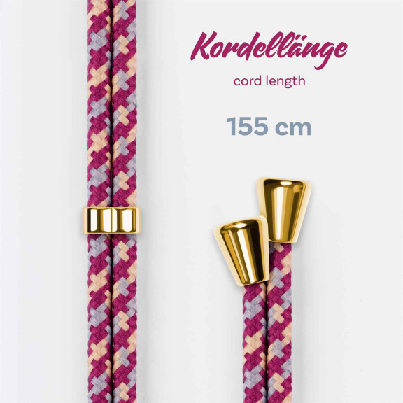 ONEFLOW Twist Case Huawei Y5 (2019) Handykette – Stoff Kordel – Weiteres Produktbild 6