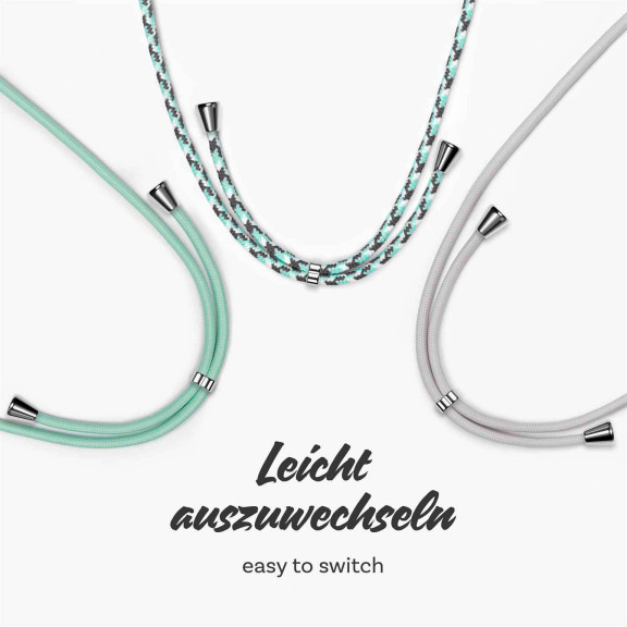 ONEFLOW Twist Case iPhone 17 Pro Max Handykette – Stoff Kordel – Weiteres Produktbild 9