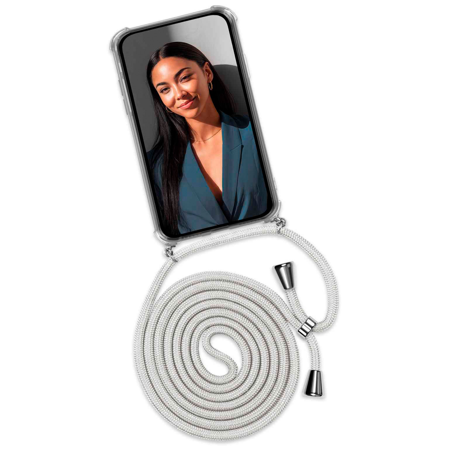 ONEFLOW Twist Case iPhone 17 Pro Handykette – Stoff Kordel – Weiteres Produktbild 1 ONEFLOW Twist Case iPhone 17 Pro Handykette – Stoff Kordel – Weiteres Produktbild 1