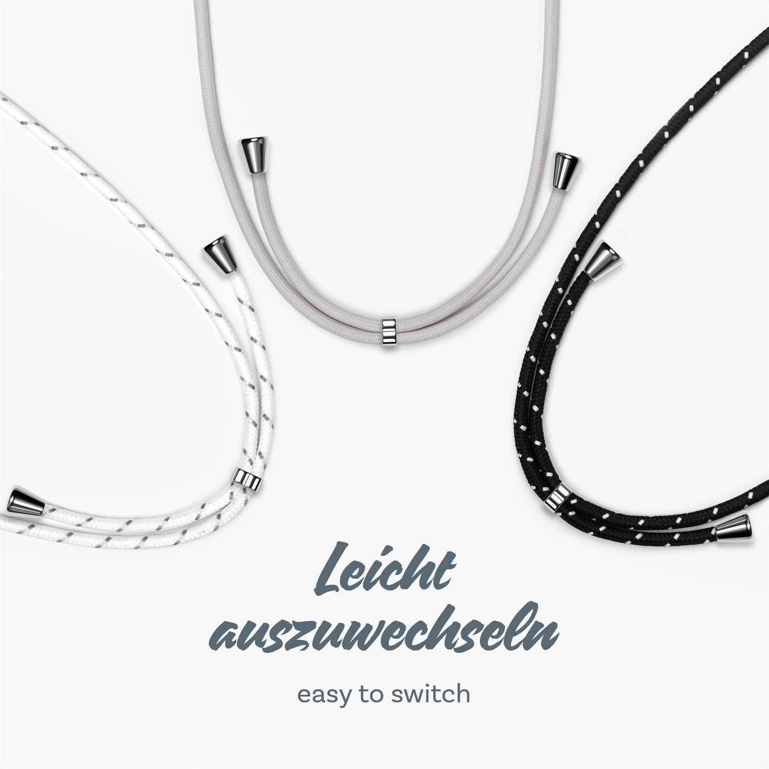 ONEFLOW Twist Case iPhone 17 Handykette – Stoff Kordel – Weiteres Produktbild 9 ONEFLOW Twist Case iPhone 17 Handykette – Stoff Kordel – Weiteres Produktbild 9