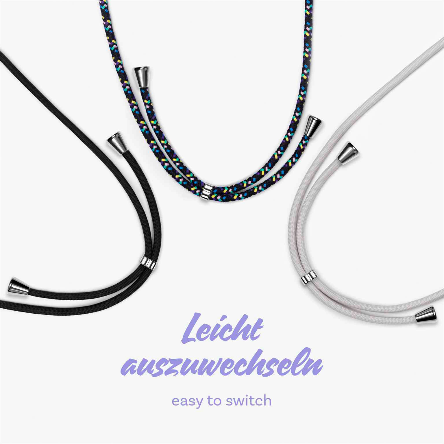 ONEFLOW Twist Case iPhone 17 Handykette – Stoff Kordel – Weiteres Produktbild 9 ONEFLOW Twist Case iPhone 17 Handykette – Stoff Kordel – Weiteres Produktbild 9