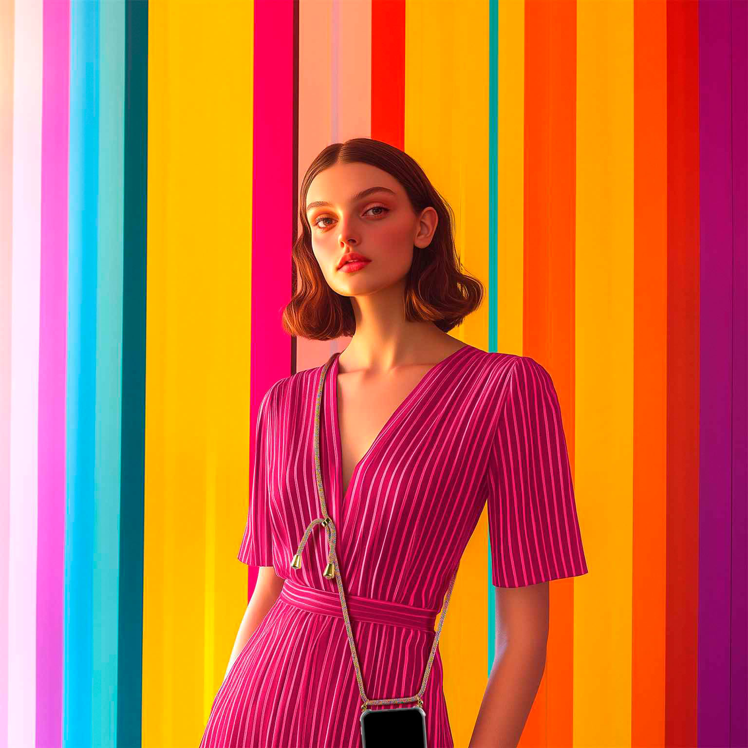 ONEFLOW Twist Case iPhone 17 Handykette – Stoff Kordel – Weiteres Produktbild 7 ONEFLOW Twist Case iPhone 17 Handykette – Stoff Kordel – Weiteres Produktbild 7