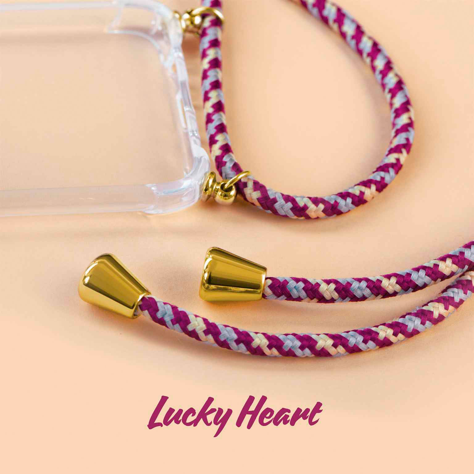 ONEFLOW Twist Case iPhone 17 Handykette – Stoff Kordel – Weiteres Produktbild 2 ONEFLOW Twist Case iPhone 17 Handykette – Stoff Kordel – Weiteres Produktbild 2