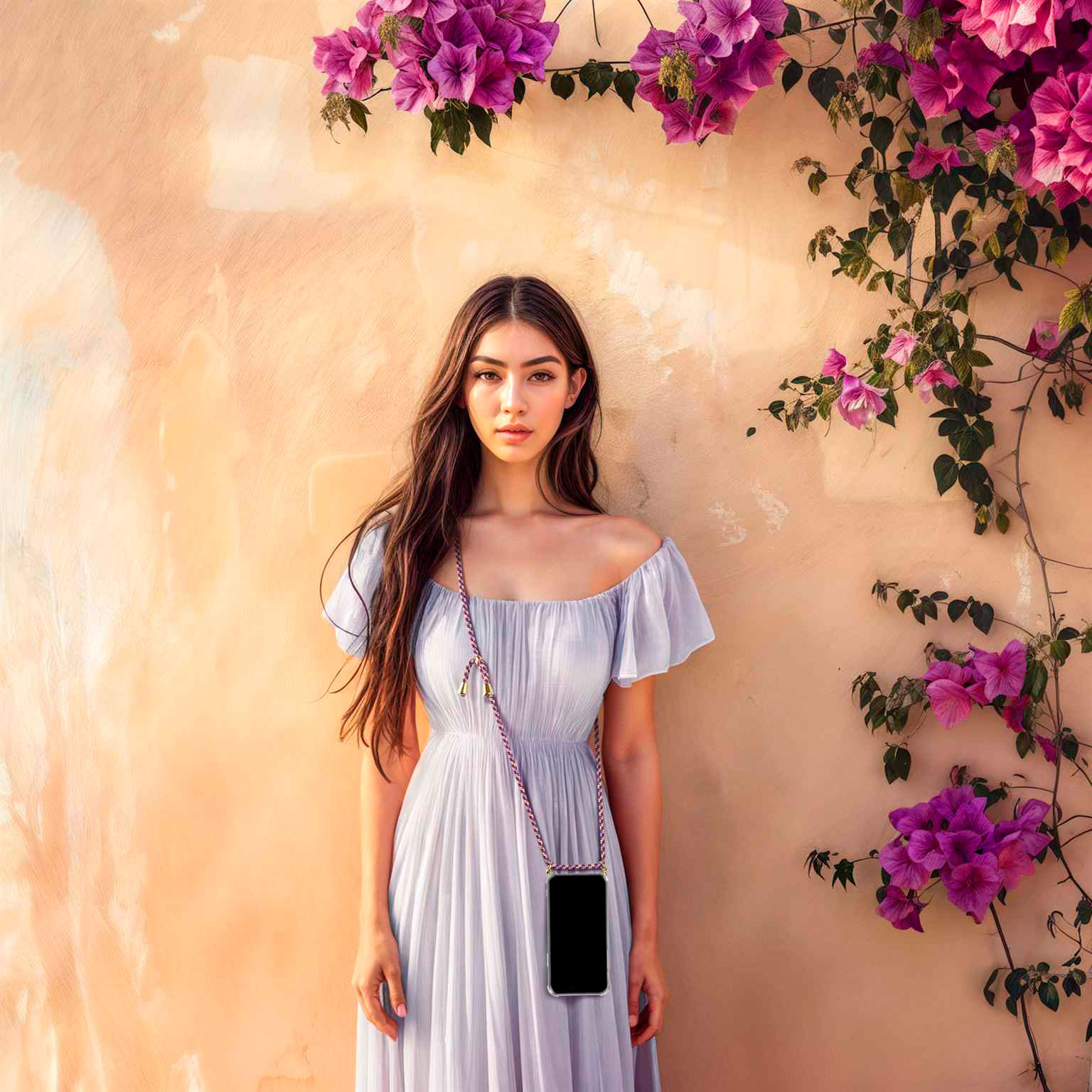 ONEFLOW Twist Case iPhone 17 Handykette – Stoff Kordel – Weiteres Produktbild 4 ONEFLOW Twist Case iPhone 17 Handykette – Stoff Kordel – Weiteres Produktbild 4