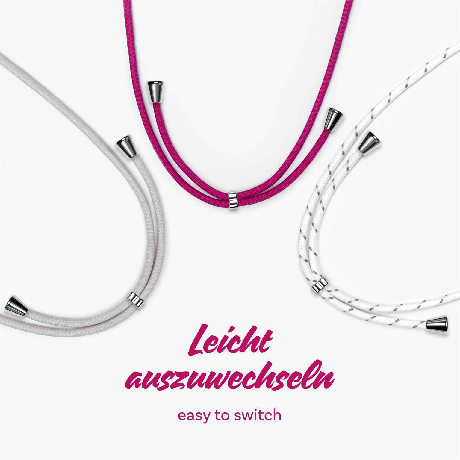 ONEFLOW Twist Case iPhone 17 Handykette – Stoff Kordel – Weiteres Produktbild 9 ONEFLOW Twist Case iPhone 17 Handykette – Stoff Kordel – Weiteres Produktbild 9