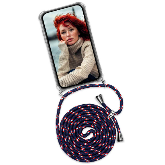 ONEFLOW Twist Case iPhone 18 Pro Max Handykette – Stoff Kordel – Weiteres Produktbild 1