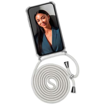 ONEFLOW Twist Case iPhone 18 Pro Max Handykette – Stoff Kordel – Silverstar ONEFLOW Twist Case iPhone 18 Pro Max Handykette – Stoff Kordel – Silverstar