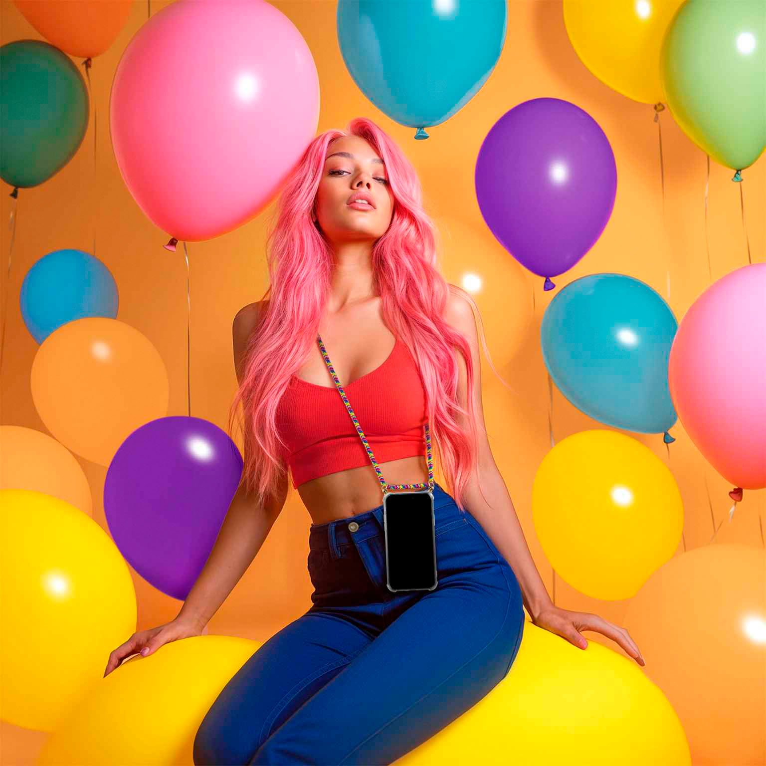 ONEFLOW Twist Case iPhone Air Handykette – Stoff Kordel – Weiteres Produktbild 4 ONEFLOW Twist Case iPhone Air Handykette – Stoff Kordel – Weiteres Produktbild 4