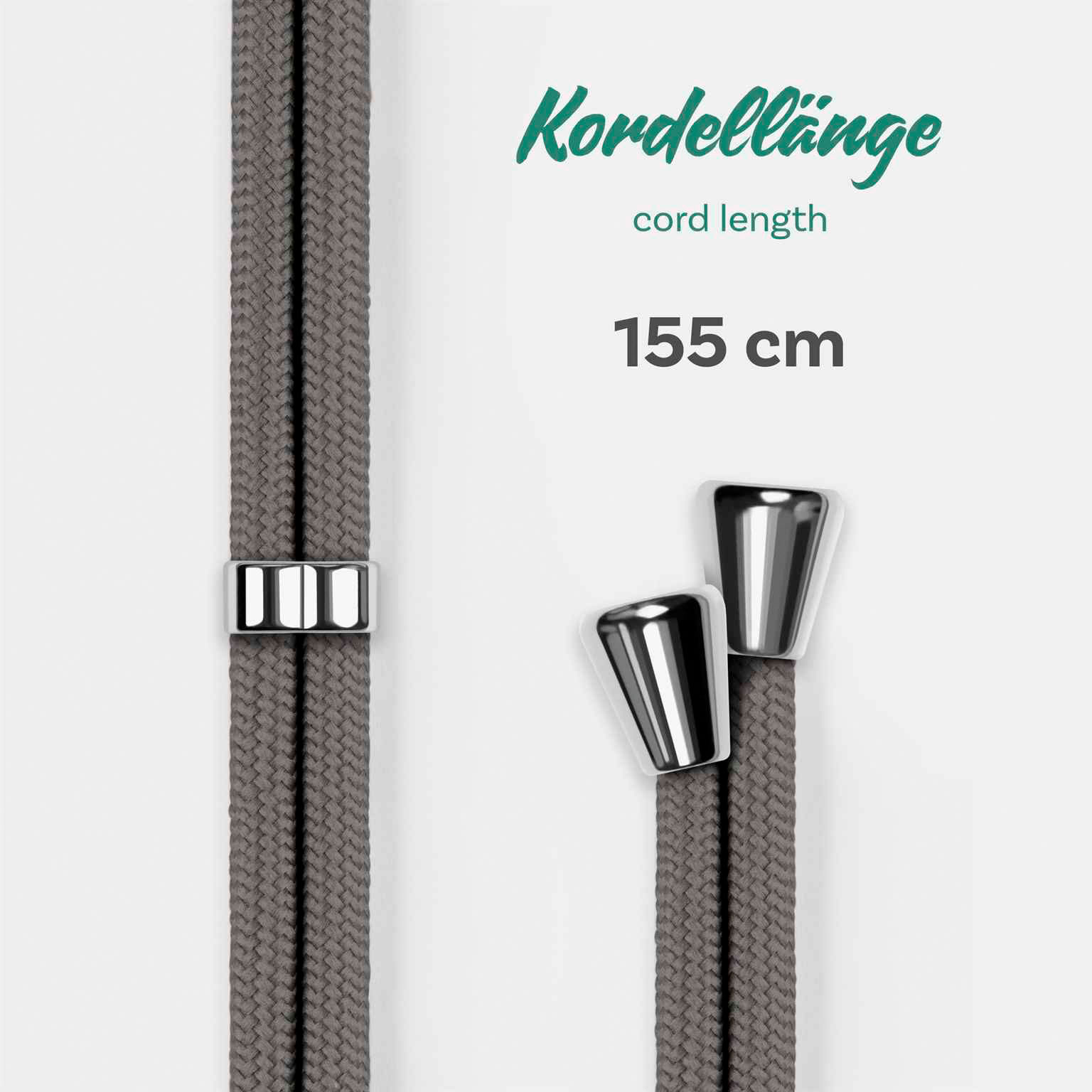 ONEFLOW Twist Case iPhone Air Handykette – Stoff Kordel – Weiteres Produktbild 6