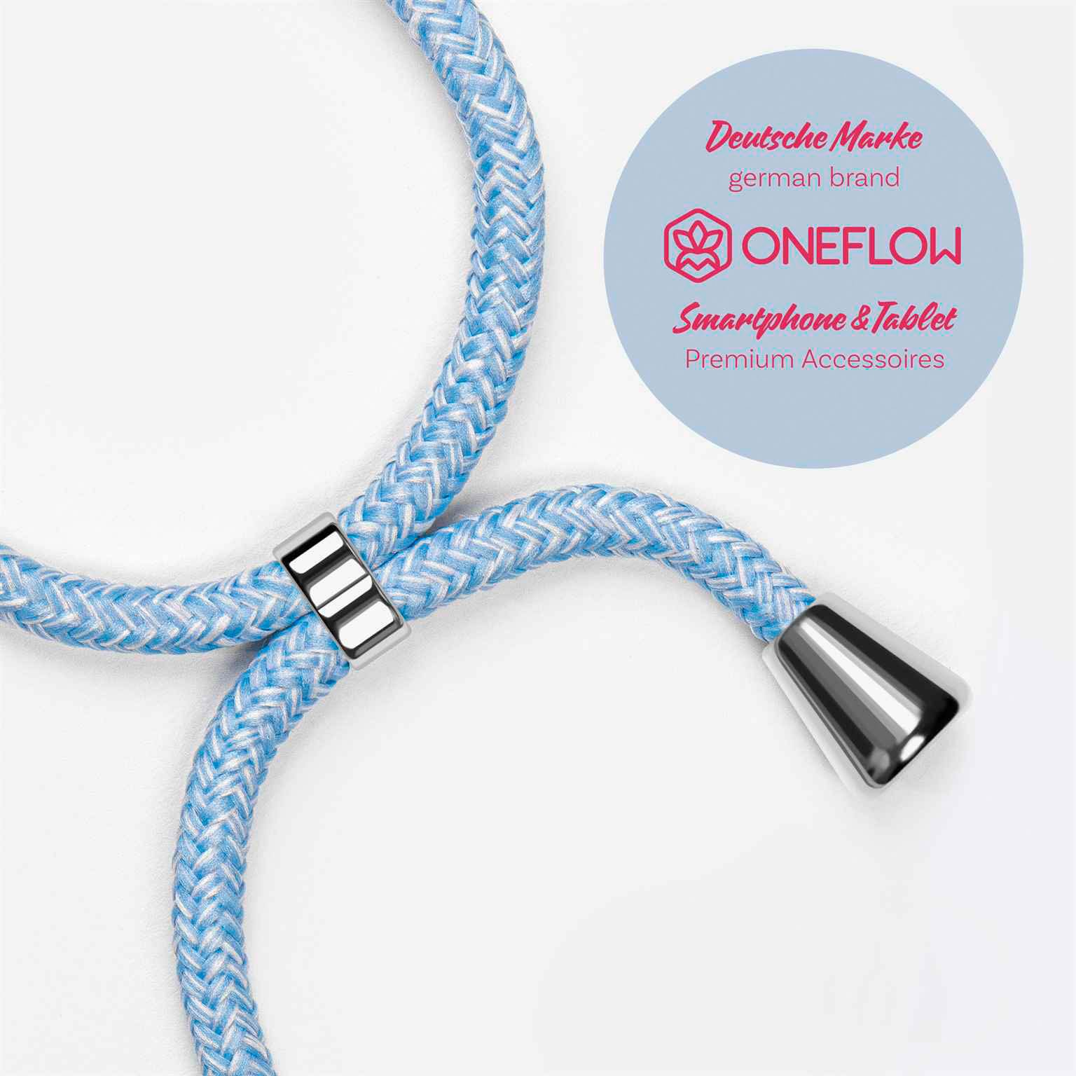 ONEFLOW Twist Case iPhone Air Handykette – Stoff Kordel – Weiteres Produktbild 3 ONEFLOW Twist Case iPhone Air Handykette – Stoff Kordel – Weiteres Produktbild 3