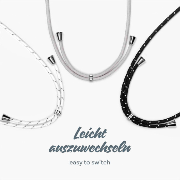 ONEFLOW Twist Case iPhone Air Handykette – Stoff Kordel – Weiteres Produktbild 9