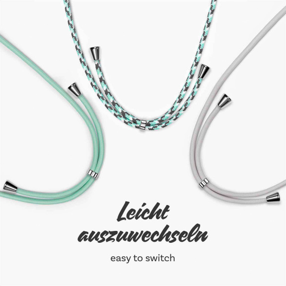 ONEFLOW Twist Case iPhone Air Handykette – Stoff Kordel – Weiteres Produktbild 9