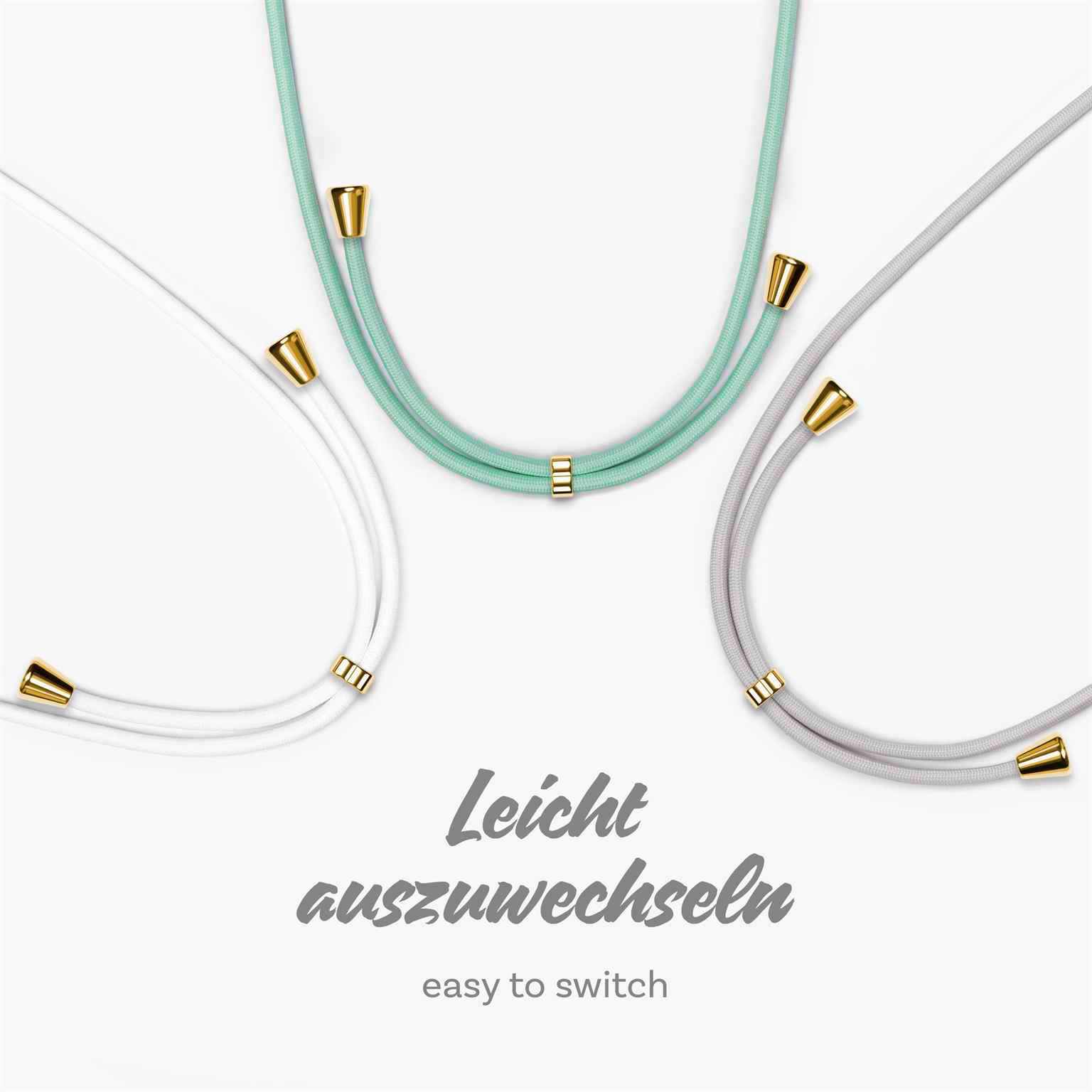 ONEFLOW Twist Case iPhone Air Handykette – Stoff Kordel – Weiteres Produktbild 9