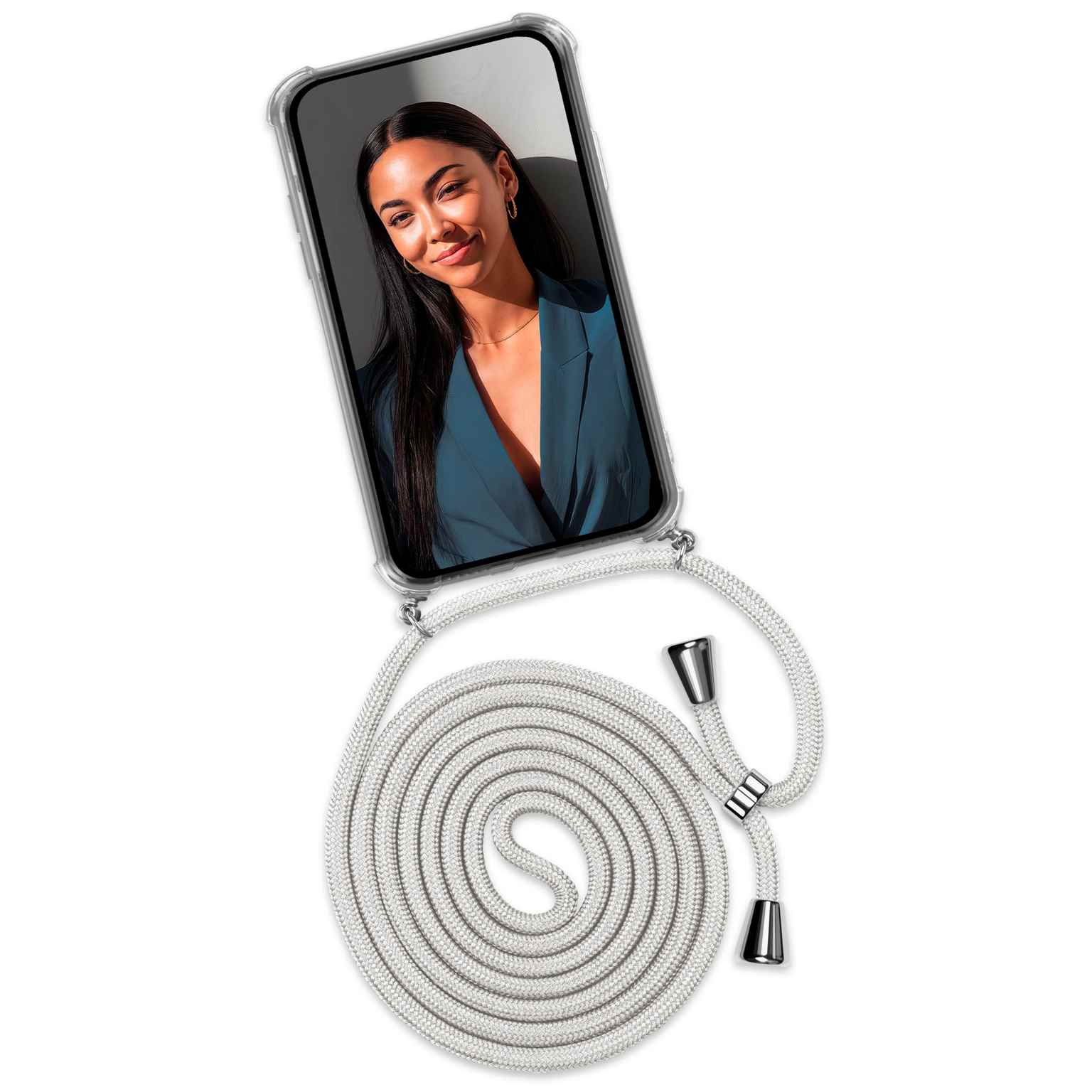 ONEFLOW Twist Case Google Pixel 10 Pro XL Handykette – Stoff Kordel – Weiteres Produktbild 1