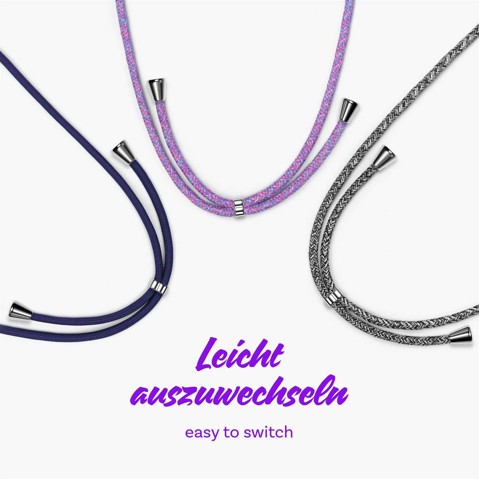 ONEFLOW Twist Case Google Pixel 10 Handykette – Stoff Kordel – Weiteres Produktbild 9