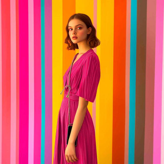 ONEFLOW Twist Case Google Pixel 9a Handykette – Stoff Kordel – Weiteres Produktbild 4