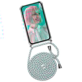 ONEFLOW ONEFLOW Twist Case Google Pixel 9a Handykette – Stoff Kordel – Bubblegum