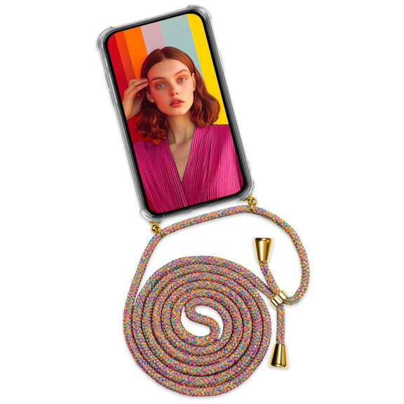 ONEFLOW Twist Case Samsung Galaxy A57 5G Handykette – Stoff Kordel – Weiteres Produktbild 1