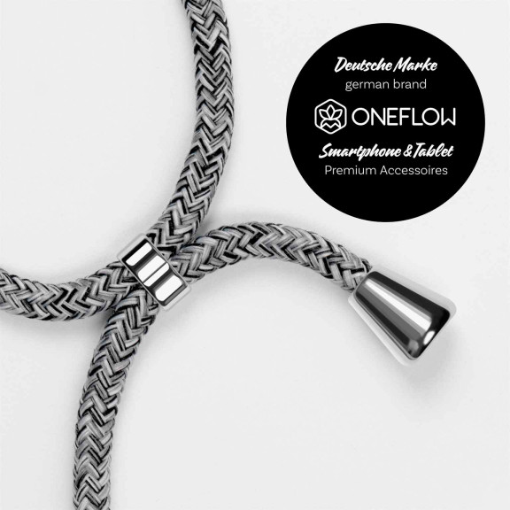 ONEFLOW Twist Case Samsung Galaxy S25 Edge Handykette – Stoff Kordel – Weiteres Produktbild 3