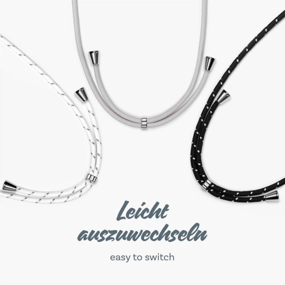 ONEFLOW Twist Case Samsung Galaxy S25 Edge Handykette – Stoff Kordel – Weiteres Produktbild 9