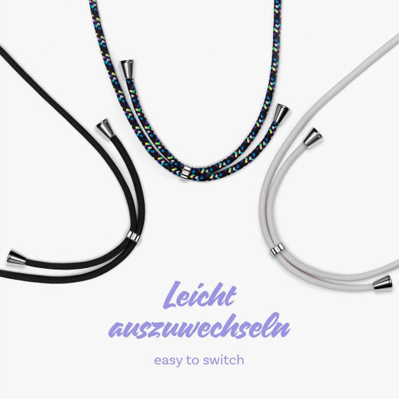 ONEFLOW Twist Case Samsung Galaxy S25 Edge Handykette – Stoff Kordel – Weiteres Produktbild 9