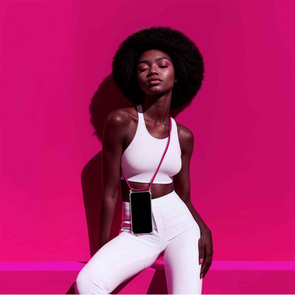 ONEFLOW Twist Case Samsung Galaxy S25 Edge Handykette – Stoff Kordel – Weiteres Produktbild 7