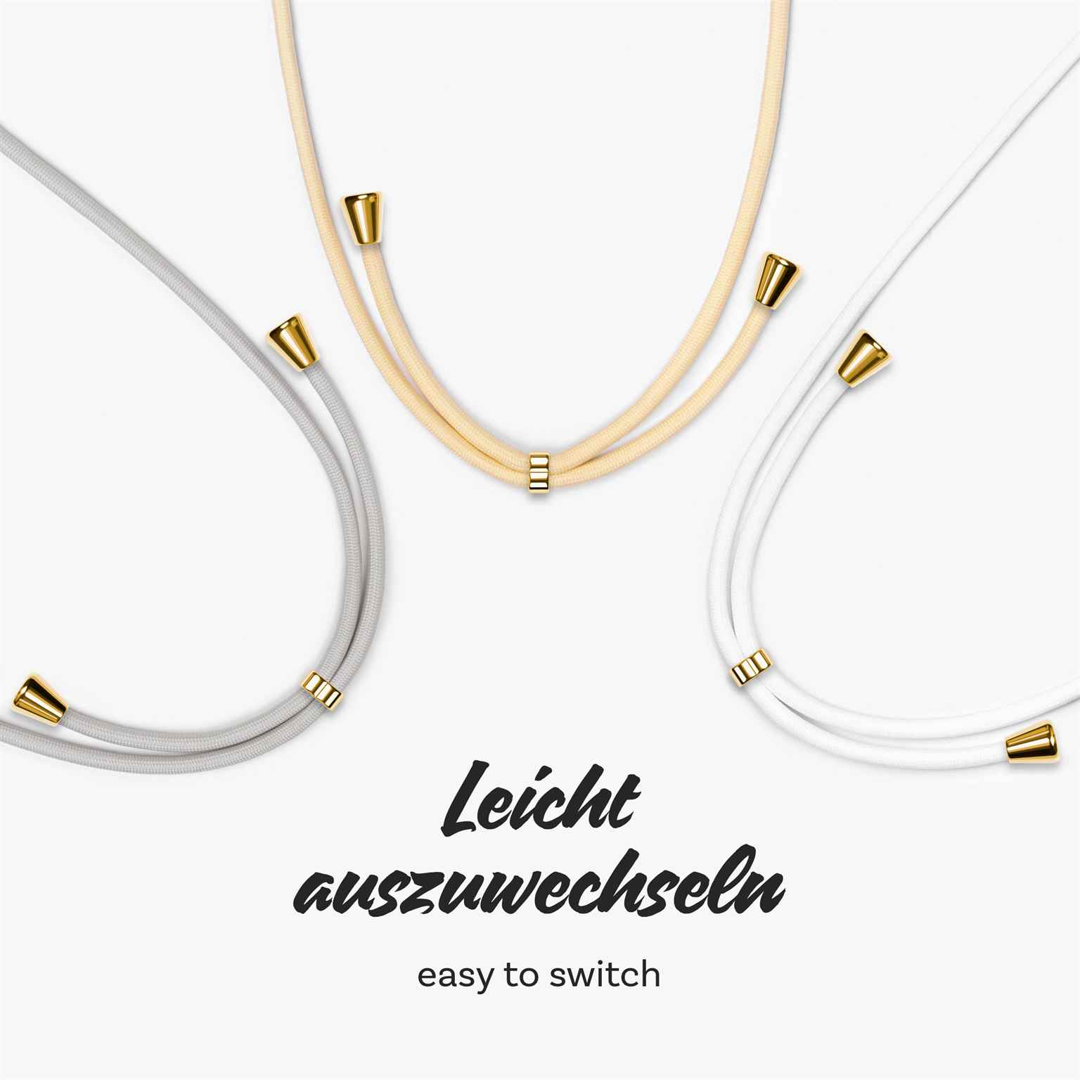 ONEFLOW Twist Case Samsung Galaxy S25 FE Handykette – Stoff Kordel – Weiteres Produktbild 9