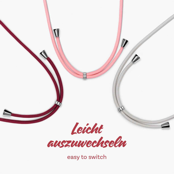 ONEFLOW Twist Case Samsung Galaxy S25 FE Handykette – Stoff Kordel – Weiteres Produktbild 9