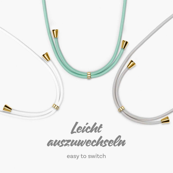 ONEFLOW Twist Case Samsung Galaxy S25 FE Handykette – Stoff Kordel – Weiteres Produktbild 9