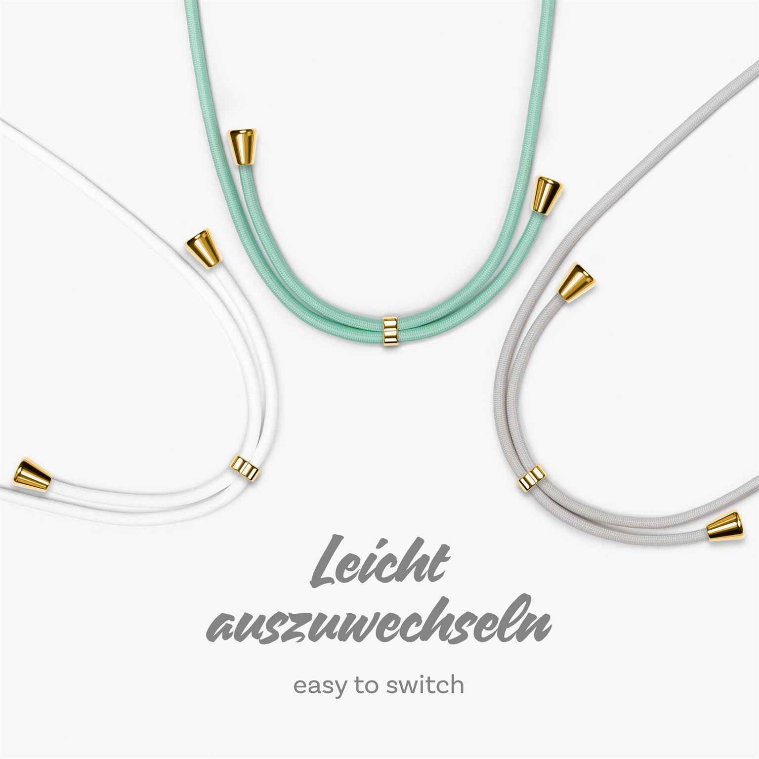 ONEFLOW Twist Case Samsung Galaxy S25 FE Handykette – Stoff Kordel – Weiteres Produktbild 9