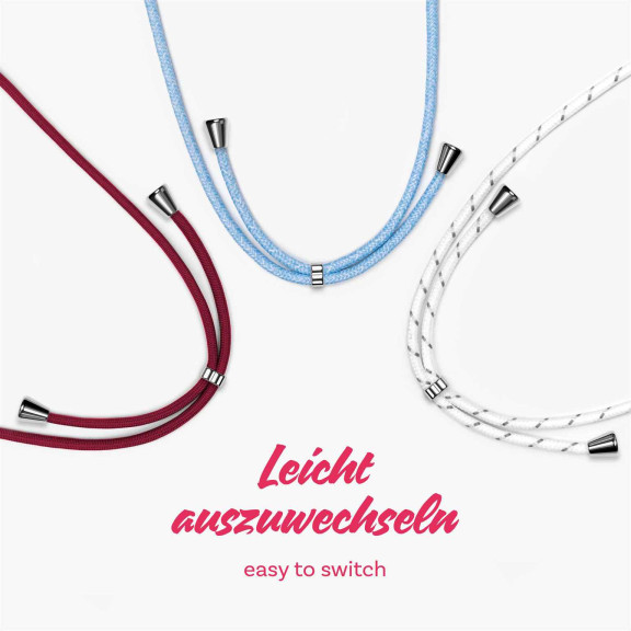 ONEFLOW Twist Case Samsung Galaxy A12 Handykette – Stoff Kordel – Weiteres Produktbild 9