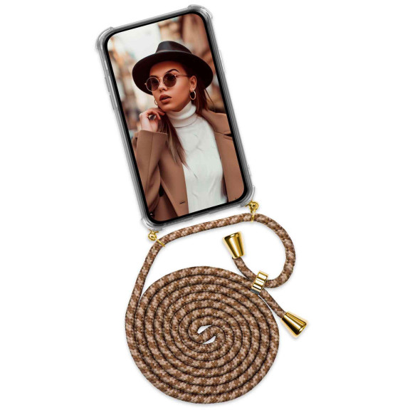 ONEFLOW Twist Case Samsung Galaxy A14 (4G) Handykette – Stoff Kordel – Weiteres Produktbild 1