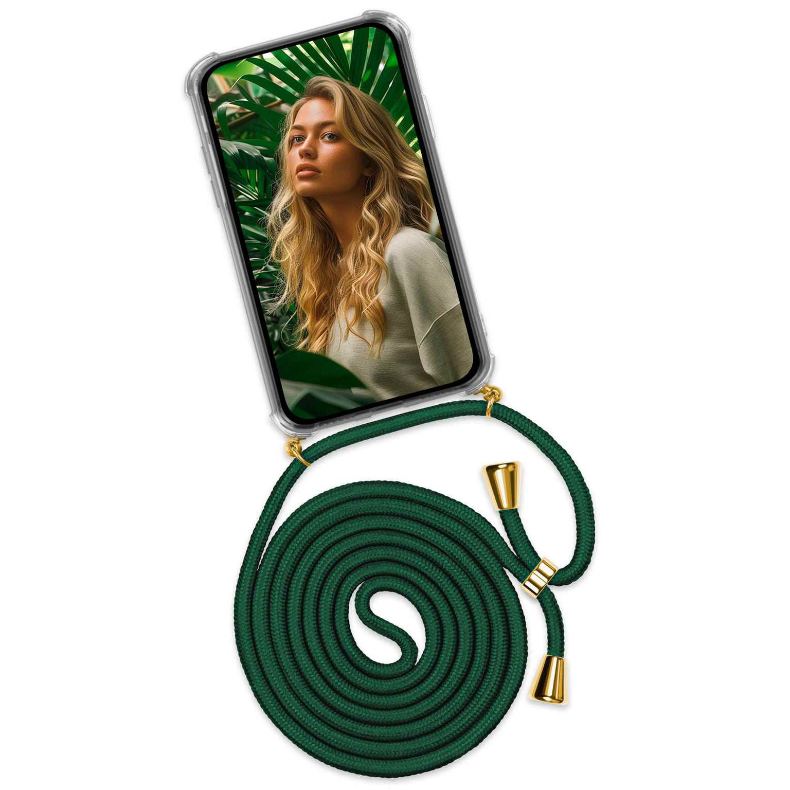 ONEFLOW Twist Case Samsung Galaxy A20e Handykette – Stoff Kordel Hauptbild