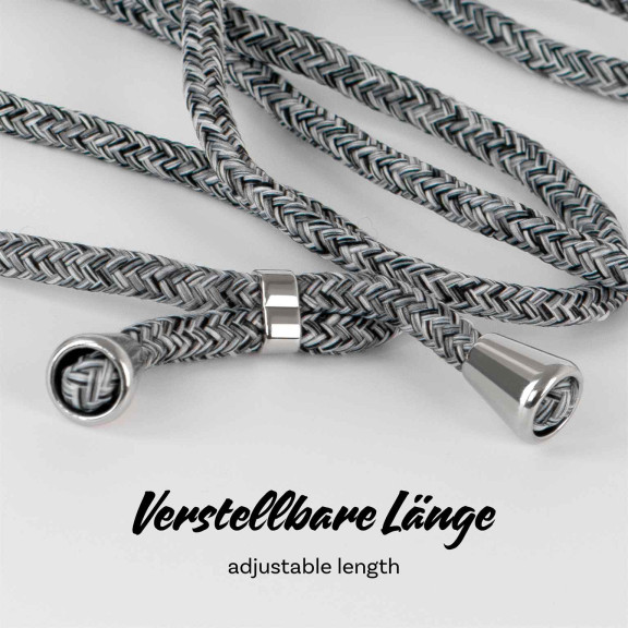 ONEFLOW Twist Case Samsung Galaxy A20s Handykette – Stoff Kordel – Weiteres Produktbild 5